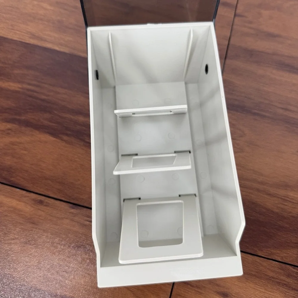 Vintage 5.25 Floppy Disk Plastic Storage Box Case Holder Organizer Retro